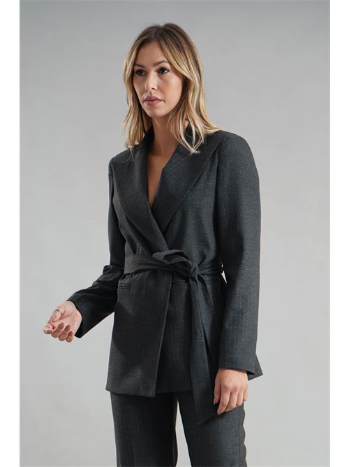 Giacca gessata federica erre | MYA 702GRIGIO
